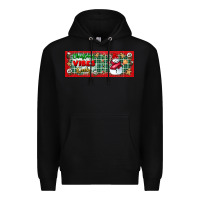 Black christmas vibes only Premium Hoodie - BundleAndBundleShop