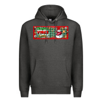 Charcoal Heather christmas vibes only Premium Hoodie - BundleAndBundleShop