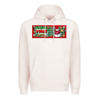 Pale Pink christmas vibes only Premium Hoodie - BundleAndBundleShop