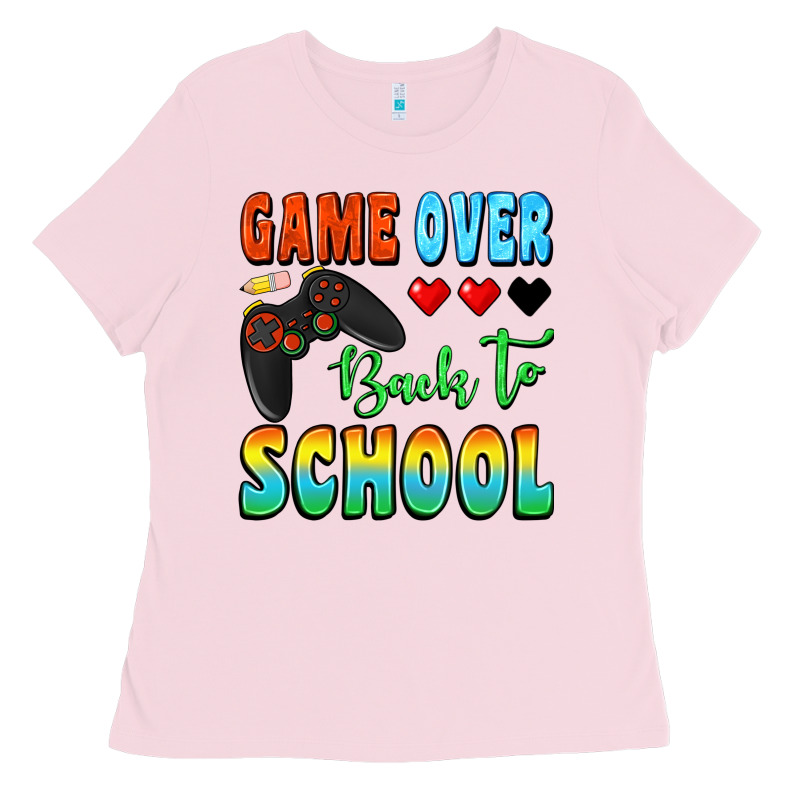 Game Over Back To School Ladies Tee by BundleAndBundleShop | Teevron