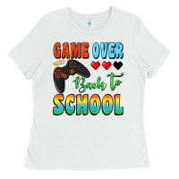 White game over back to school Ladies Tee - BundleAndBundleShop