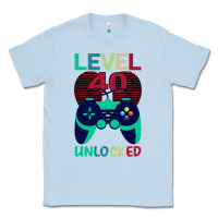 Dusty Blue Level 40 Unlocked Classic Tee - Bettercallsaul
