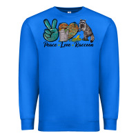 True Royal Peace love raccoon Premium Sweatshirt - LillyAllenDesigns