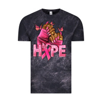 Cloud Black hope cancer nails Vintage Tee - NancyCooperArtShop
