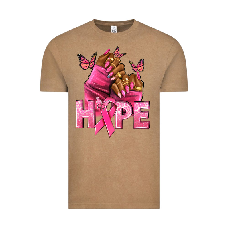 Hope Cancer Nails Vintage Tee by NancyCooperArtShop | Teevron