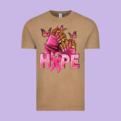Hope Cancer Nails Vintage Tee Designed By Nancycooperartshop