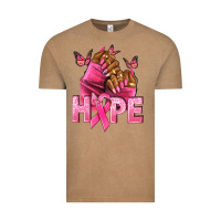 Vintage Coffee hope cancer nails Vintage Tee - NancyCooperArtShop