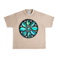 French Oak turquoise gemstone Urban Heavy Tee - JahusDesignShop