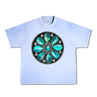 Grape Ice turquoise gemstone Urban Heavy Tee - JahusDesignShop