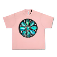 Salmon turquoise gemstone Urban Heavy Tee - JahusDesignShop