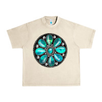 Sandshell turquoise gemstone Urban Heavy Tee - JahusDesignShop