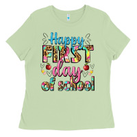 Matcha happy first day of school Ladies Tee - BundleAndBundleShop