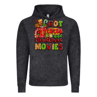Vintage Black hot cocoa and christmas movies Vintage Hoodie - texasbilliewilder