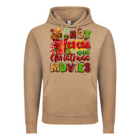 Vintage Coffee hot cocoa and christmas movies Vintage Hoodie - texasbilliewilder