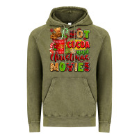 Vintage Olive hot cocoa and christmas movies Vintage Hoodie - texasbilliewilder