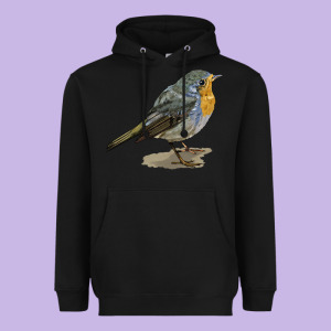 Yellow Breast Heavyweight Hoodie Designed By Lillyallendesigns
