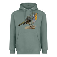 Sage yellow breast Heavyweight Hoodie - LillyAllenDesigns