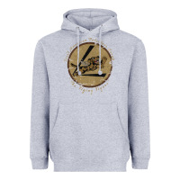 Heather Grey flying tigers squadron wwii leather patch design Heavyweight Hoodie - tuanDangUi