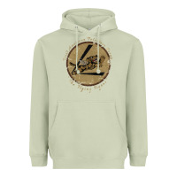 Matcha flying tigers squadron wwii leather patch design Heavyweight Hoodie - tuanDangUi