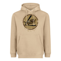 Mushroom flying tigers squadron wwii leather patch design Heavyweight Hoodie - tuanDangUi