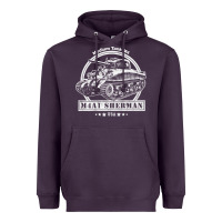 Plum m4a1 sherman tank Heavyweight Hoodie - tuanDangUi