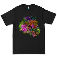 Black halloween spider web for patches Premium Tee - BundleAndBundleShop