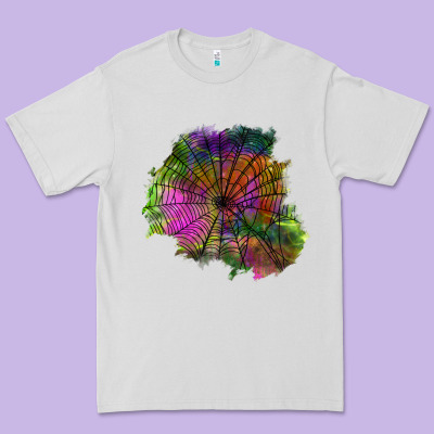 Halloween Spider Web For Patches Premium Tee Designed By Bundleandbundleshop