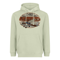 Matcha cessna 182 skylane since 1956 retro vintage airplane design Heavyweight Hoodie - tuanDangUi