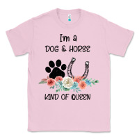Bubblegum Pink I'm A Dog & Horse Kind Of Queen Pet Lover Owner Classic Tee - Bettercallsaul