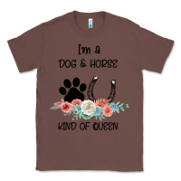 Chestnut I'm A Dog & Horse Kind Of Queen Pet Lover Owner Classic Tee - Bettercallsaul