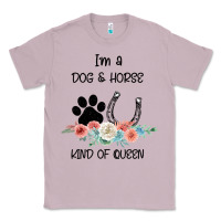 Lilac I'm A Dog & Horse Kind Of Queen Pet Lover Owner Classic Tee - Bettercallsaul
