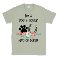 Matcha I'm A Dog & Horse Kind Of Queen Pet Lover Owner Classic Tee - Bettercallsaul