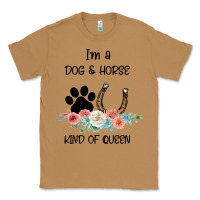 Toasted Coconut I'm A Dog & Horse Kind Of Queen Pet Lover Owner Classic Tee - Bettercallsaul