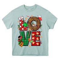 Arona Love Nurse Christmas Heavy Core Tee - NancyCooperArtShop