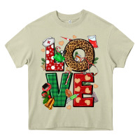 Mossy Love Nurse Christmas Heavy Core Tee - NancyCooperArtShop