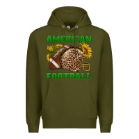 Army Green american football Premium Hoodie - BundleAndBundleShop