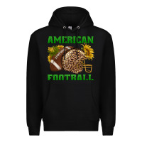 Black american football Premium Hoodie - BundleAndBundleShop