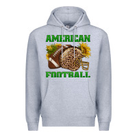Heather Grey american football Premium Hoodie - BundleAndBundleShop