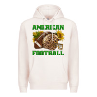 Pale Pink american football Premium Hoodie - BundleAndBundleShop
