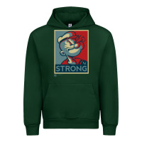 Forest Green 1 popeye strong brand a transparent Urban Hoodie - tuanDangUi