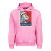 Fuchsia Pink 1 popeye strong brand a transparent Urban Hoodie - tuanDangUi