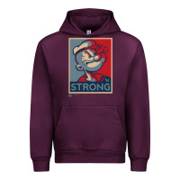 Mauve Wine 1 popeye strong brand a transparent Urban Hoodie - tuanDangUi