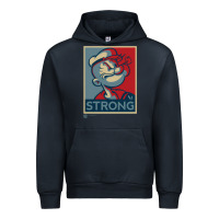 Navy 1 popeye strong brand a transparent Urban Hoodie - tuanDangUi