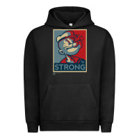 Pigment Black 1 popeye strong brand a transparent Urban Hoodie - tuanDangUi