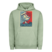 Pigment Oil Green 1 popeye strong brand a transparent Urban Hoodie - tuanDangUi