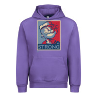 Tulip 1 popeye strong brand a transparent Urban Hoodie - tuanDangUi