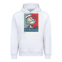 White 1 popeye strong brand a transparent Urban Hoodie - tuanDangUi