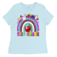 Baby Blue 2 nd grade Ladies Tee - BundleAndBundleShop