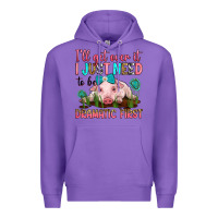 Purple i'll get over it i just need to be dramatic first Premium Hoodie - RanaPortraitStore