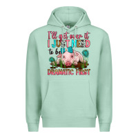 Seafoam i'll get over it i just need to be dramatic first Premium Hoodie - RanaPortraitStore